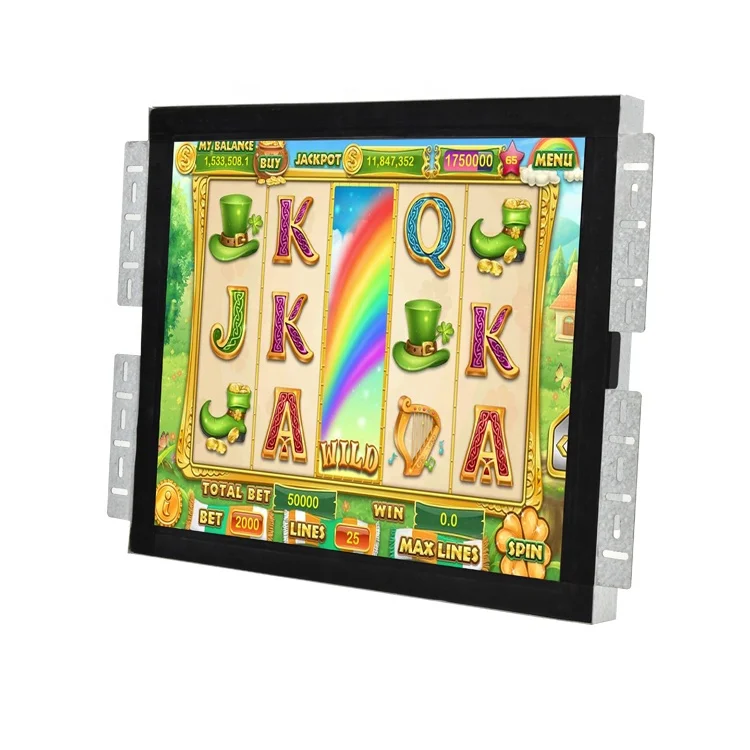 19 inch LCD monitor slot game machine monitor for FOX340 POG WMS Game Monitor