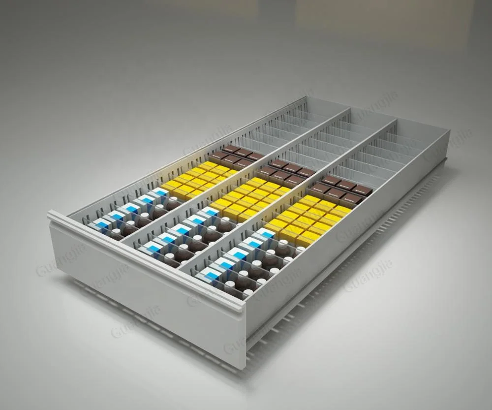 European style pharmacy drawer system pharmacy cabinet display shelf and rack