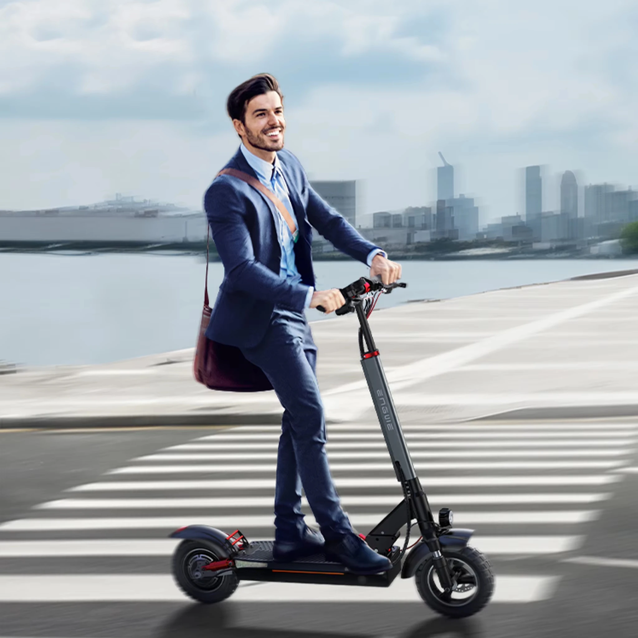 EU/US stock Engwe y600 48v 18.2ah New Adult Electric Scooters 600W 10Inch 50-70km Endurance Fold Waterproof Fat Tyre e scooters