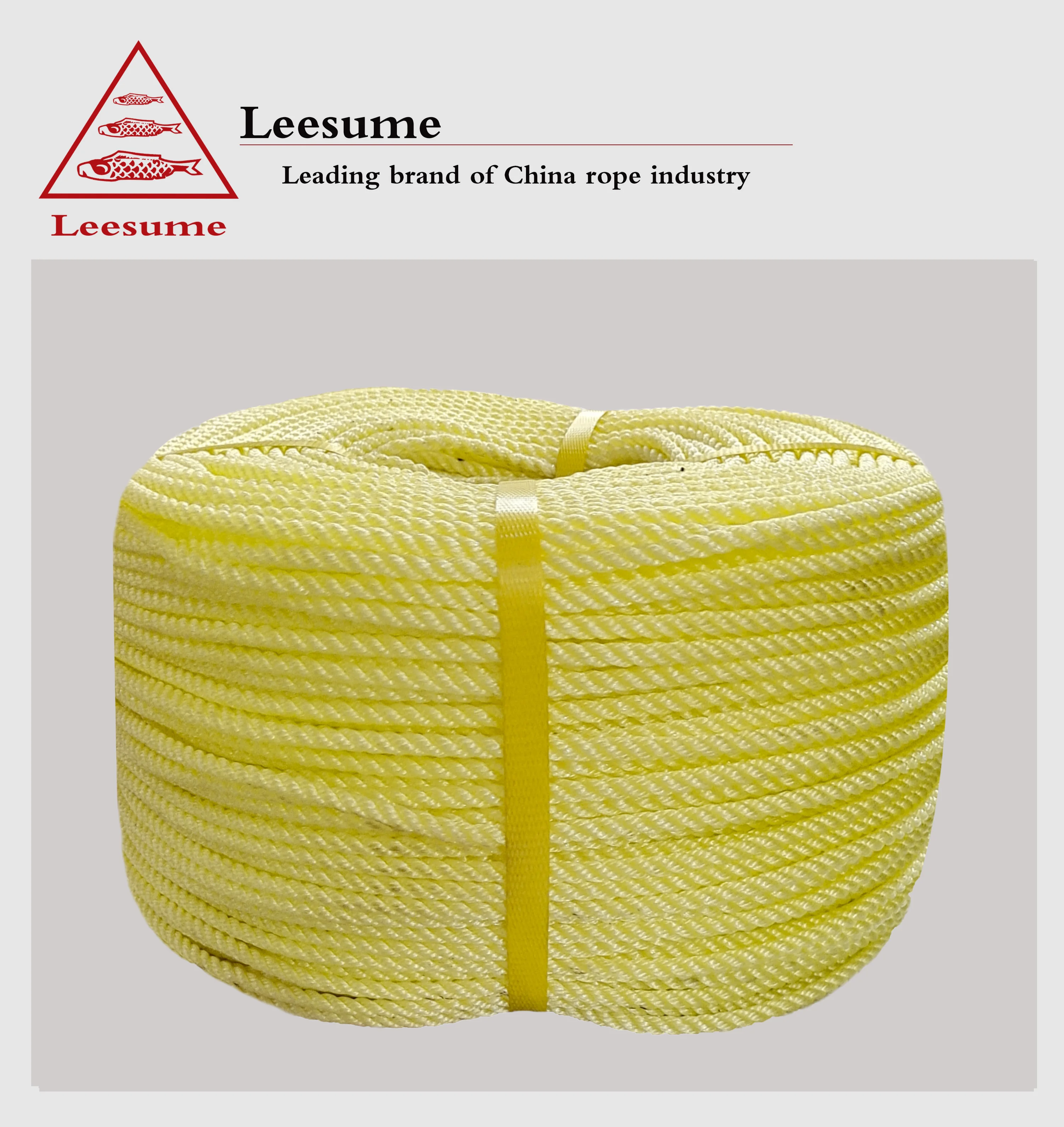 
Rope supplier High strength twisted polysteel boat rope mooring rope for sales 