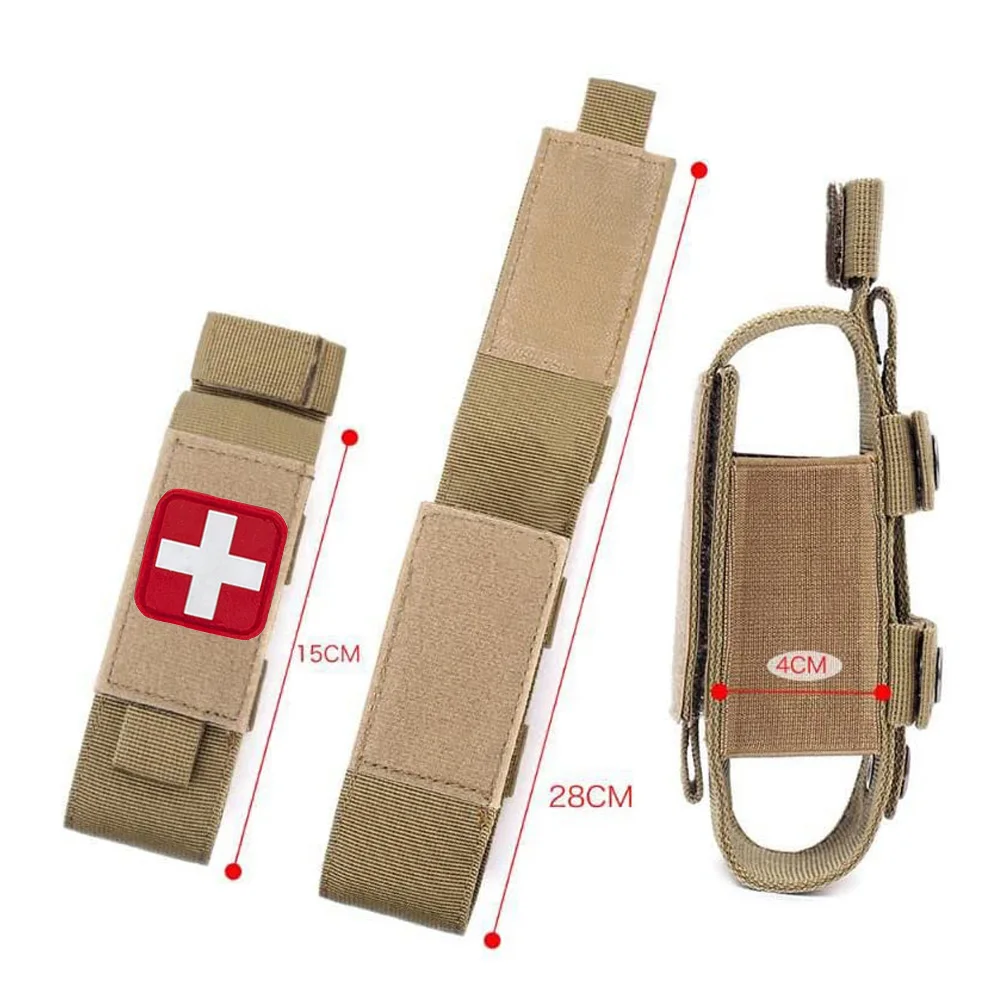 New High Quality Laser Cut Molle System Waterproof Durable Tourniquet Holder Tactical Medical Torniquet Pouch Shear Pen Set