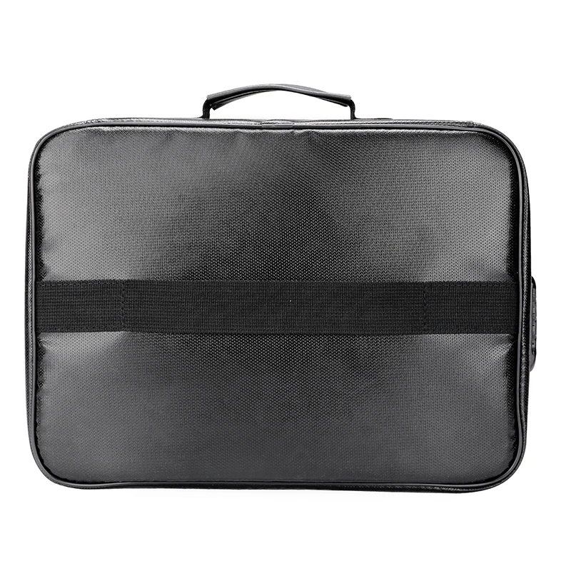 Silicone Coated Legal Files Storage Bag Fireproof Money Document Certificate Classification Bags