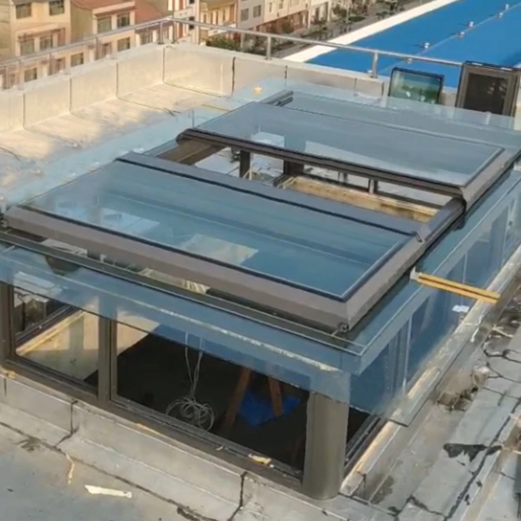 Sell like hot cakes Sound insulation natural lighting translation sliding roof skylight for The attic