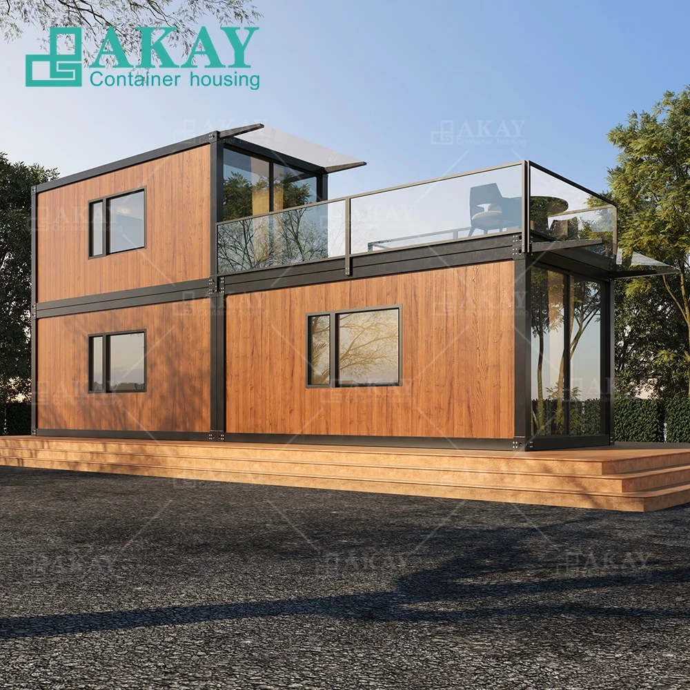 20Ft 40Ft Luxury Apartment Factory Customization Outdoor Economic Modular Prefab Homes Container House Prefabricated House