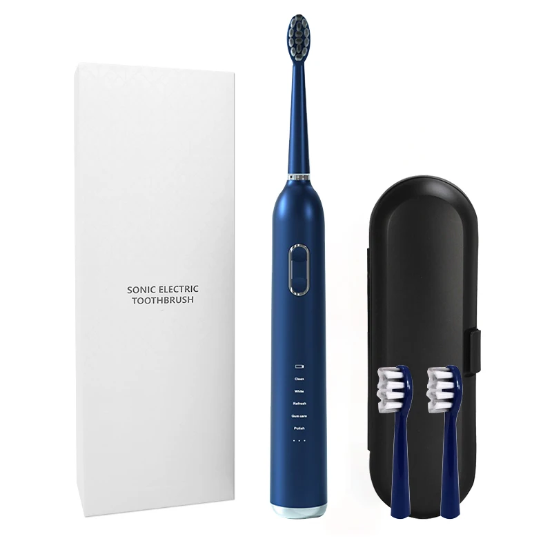 Rechargeable Smart Electric Toothbrush 360 Degree 5 Modes Automatic Ultrasonic IPX7 Waterproof Toothbrush