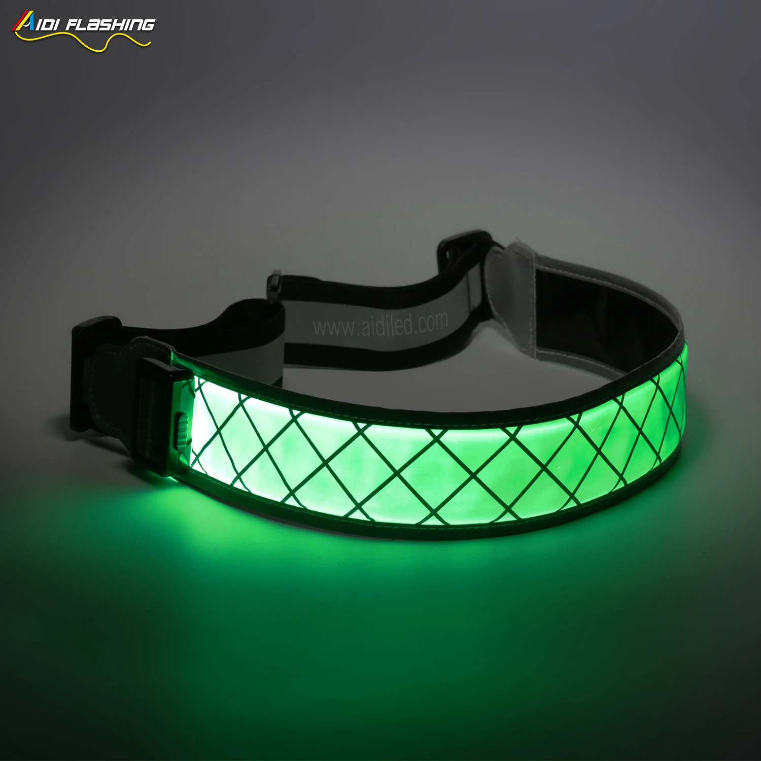 AIDI S12 Night Sport Gear Luminous Running Belt USB Rechargeable Light up Running Belt Supplier Glow Lighted Led Belt