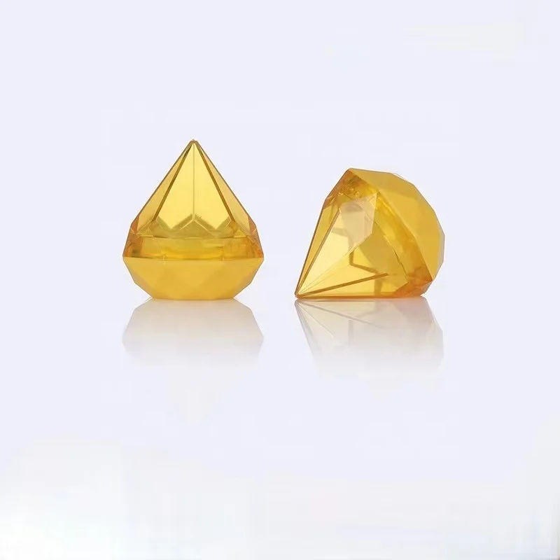 6.5g plastic lip balm container for customized colored container packaging