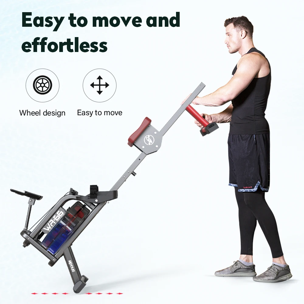 Snode New RW66 40hq-420pcs Indoor Home Exercise Equipment Water Resistance Rowing Machine No Noise