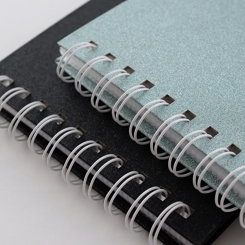  Glitter Pure Color 25 Pcs Inner Pockets 100 3 Inch Photos Kids Scrapbook Mini Sprial Book Photo