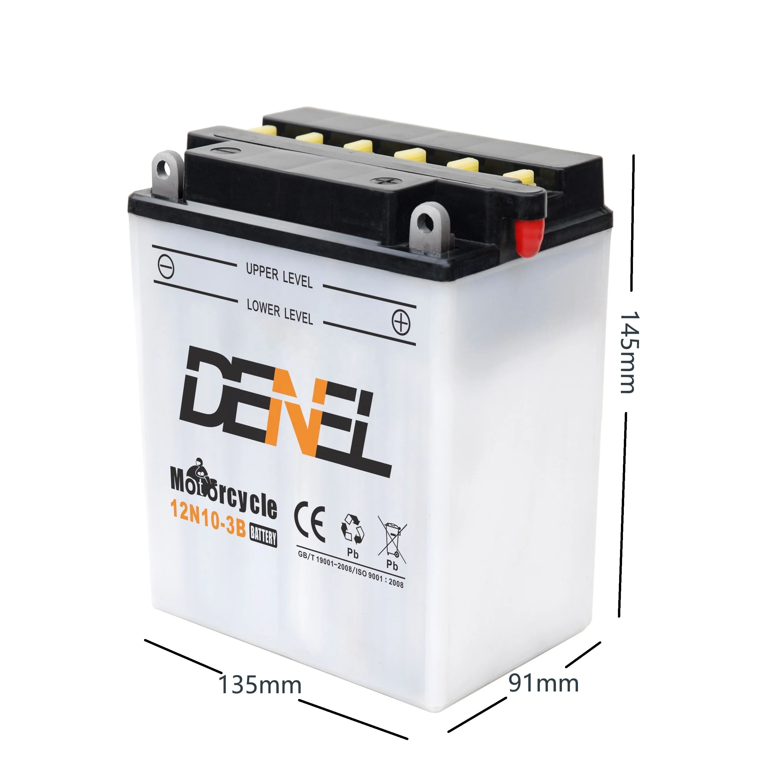 Аккумулятор для мотоцикла, 12 В, 10 А · ч