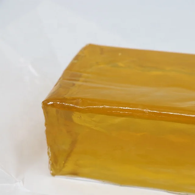 Jelly glue Translucent yellow hot melt glue block for furniture edge sealing pressure sensitive adhesive