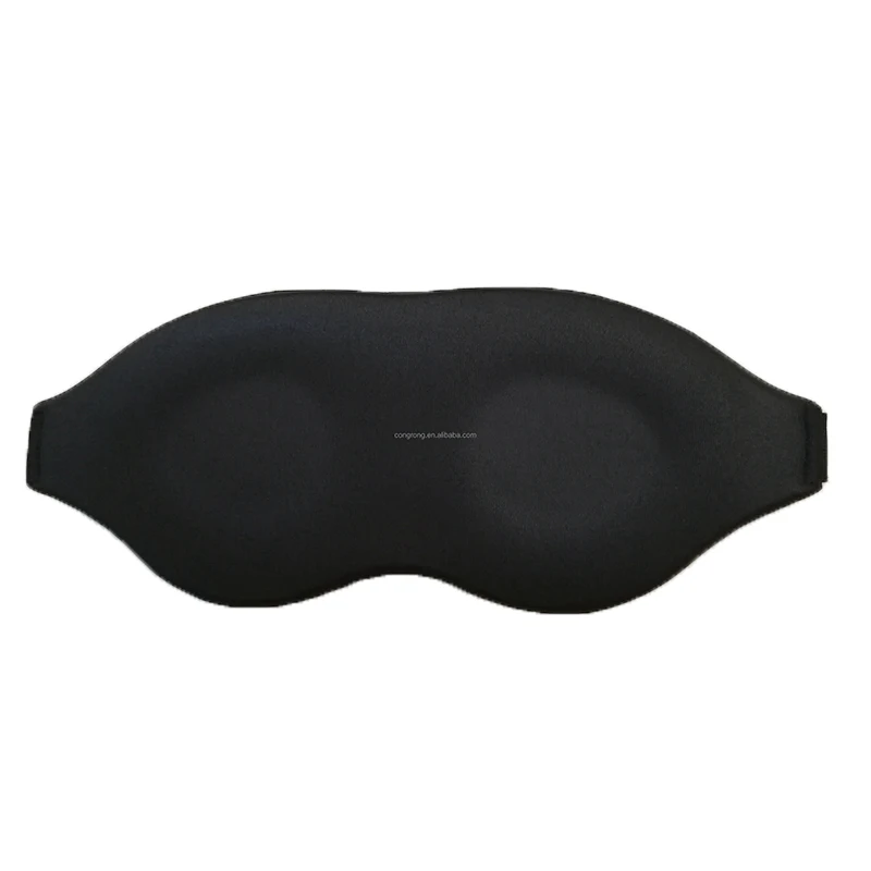 3D eye mask with flat outer surface