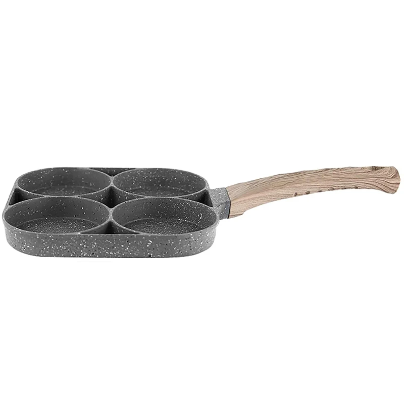 
High Quality Cookware Parts Multi-hole Die Cast Aluminum Marble Non Stick Baking Cake Fry Pan 