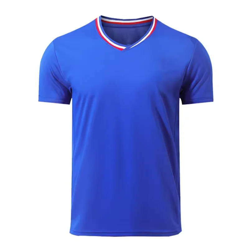 Wholesale Top 2024-2025 Euro Football Shirt French Soccer Jersey MBAPPE # 10 GRIEZMANN # 7 Adult Men Kids Football Jersey