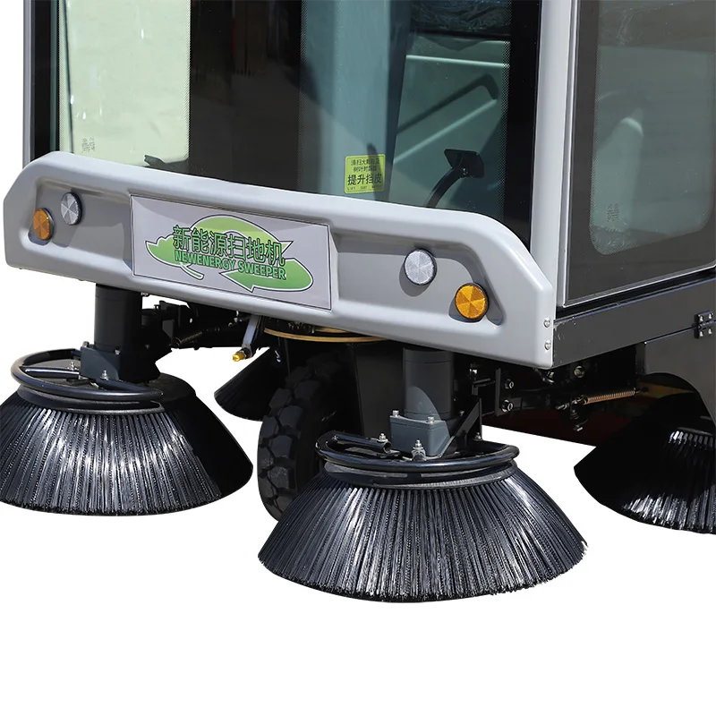 Factory Electric Ride On Road Street Sweeper Truck Industrial Floor Sweeper Cleaning truck Equipment machine