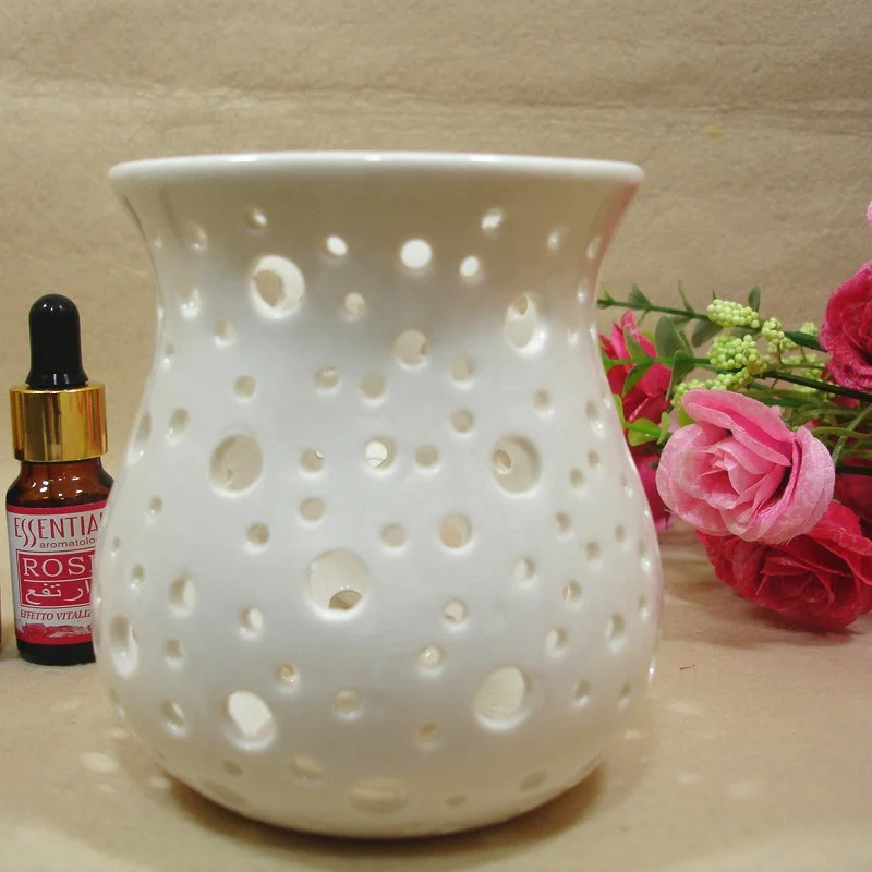 Hot Selling Aroma Porcelain Fragrance Ceramic Essential Wholesale Oil Burner For Tealight Candle