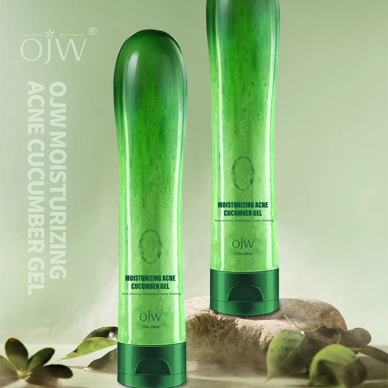 OJW Relieve Stress Cucumber soothing moisturizing gel 99% Oil control acne after-sun repair