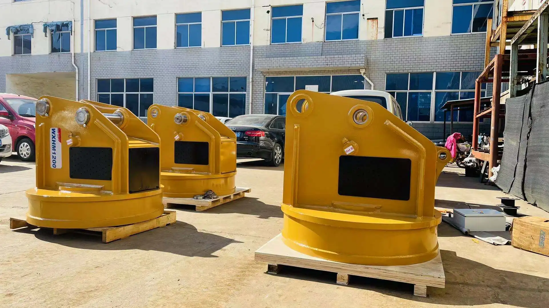 Manufacturer high quality electro metal scrap lift magnet circular lifting for steel
