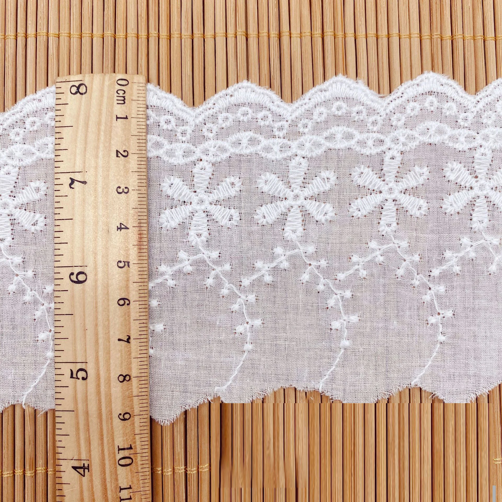 
Lace Ribbon Sewing, French Lace Embroidery, Lace Trim Cotton 