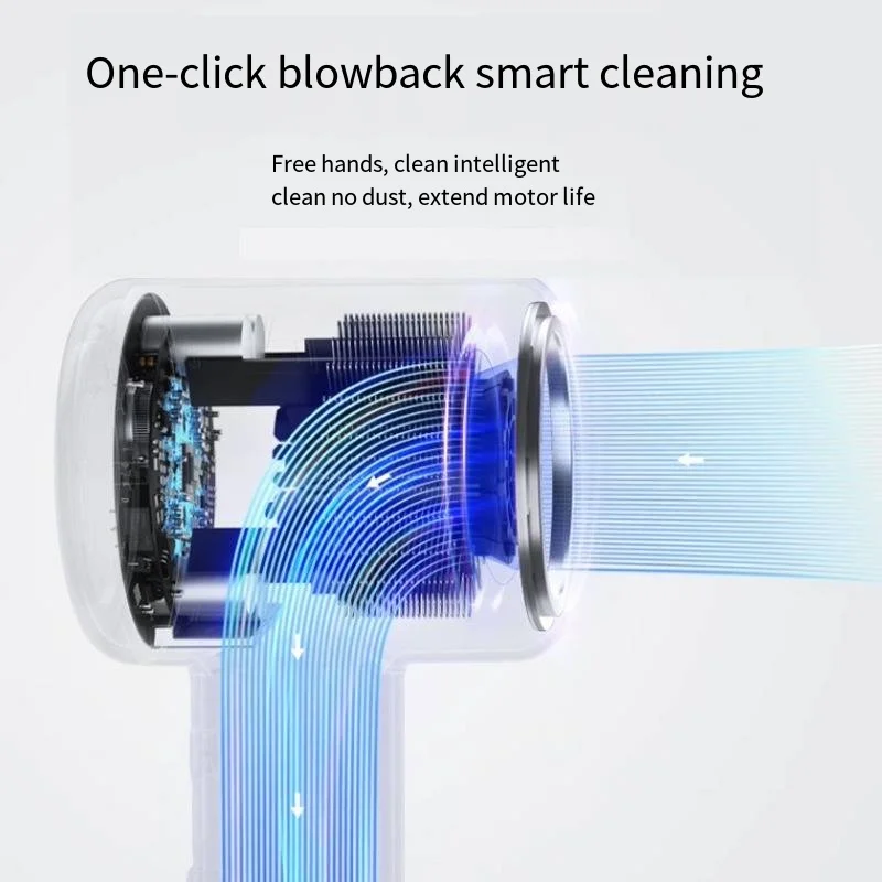 High-Speed Electric Hair Dryer High Power Negative Ion Non-Injury Leafless Hollow Blower Professional Hair Salon Home Plastic