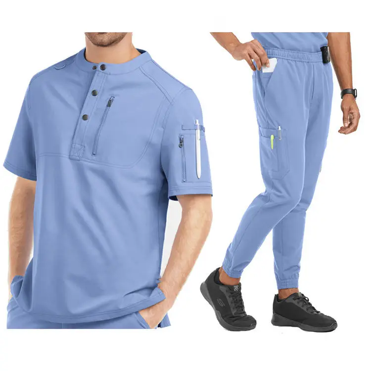 Gloriousln Hospital Scrubs Unisex Vendors Doctor Scrub Uniform Doctor Uniform Medical Men Scrubs Uniforms For Men