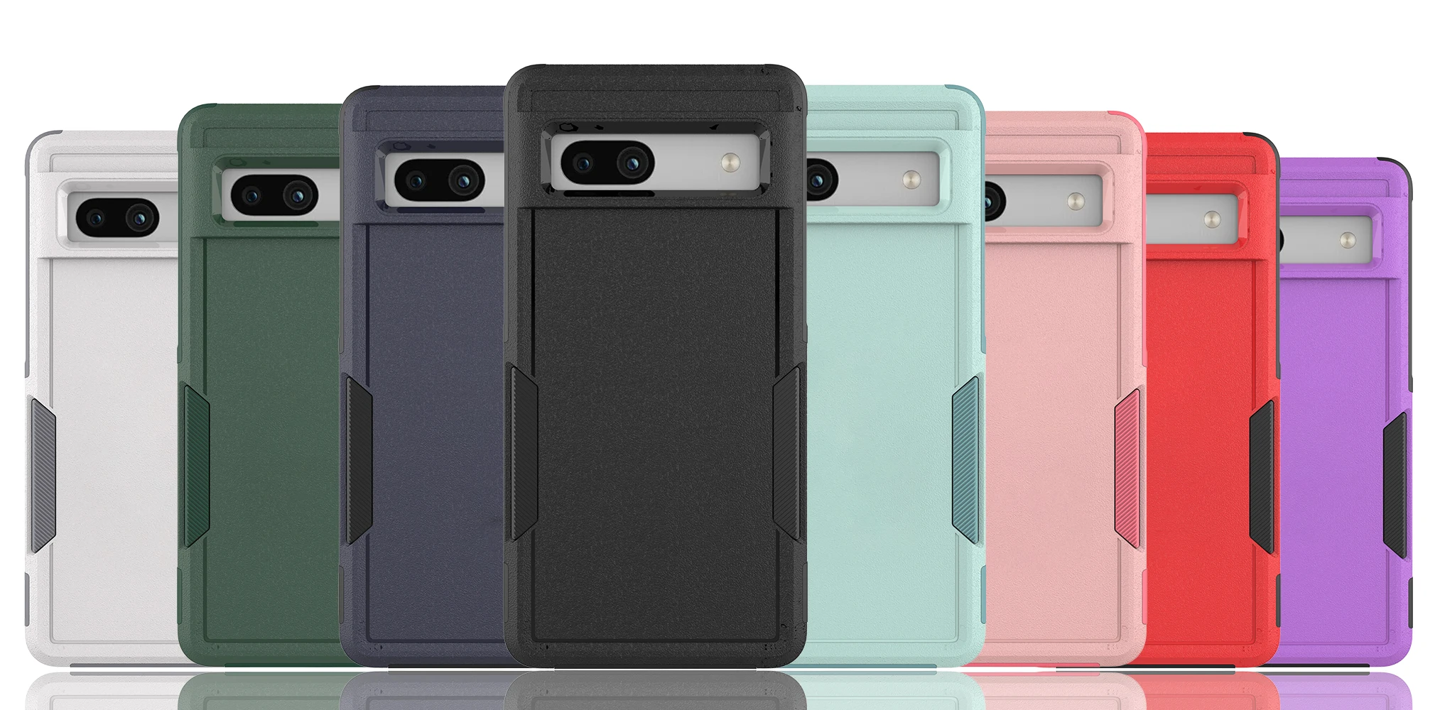 Wholesale 2 In 1 Detachable Case 360 Degree Design Mobile Phone Back Cover For Google Pixel 7A