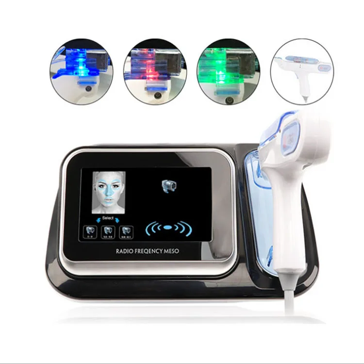 New Portable 3in1 Non-invasive Meso Injection Gun Needle Free Mesotherapy Machine With RF LED Light Therapy