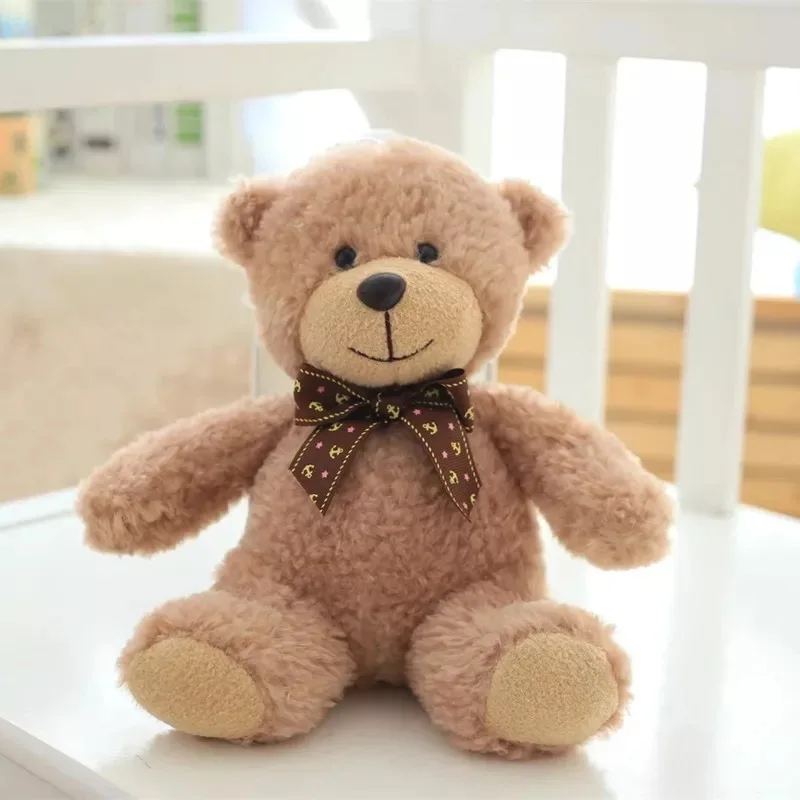 New Design Brown Plush Soft Stuffed Teddy Bear Toys For Kids 20 cm