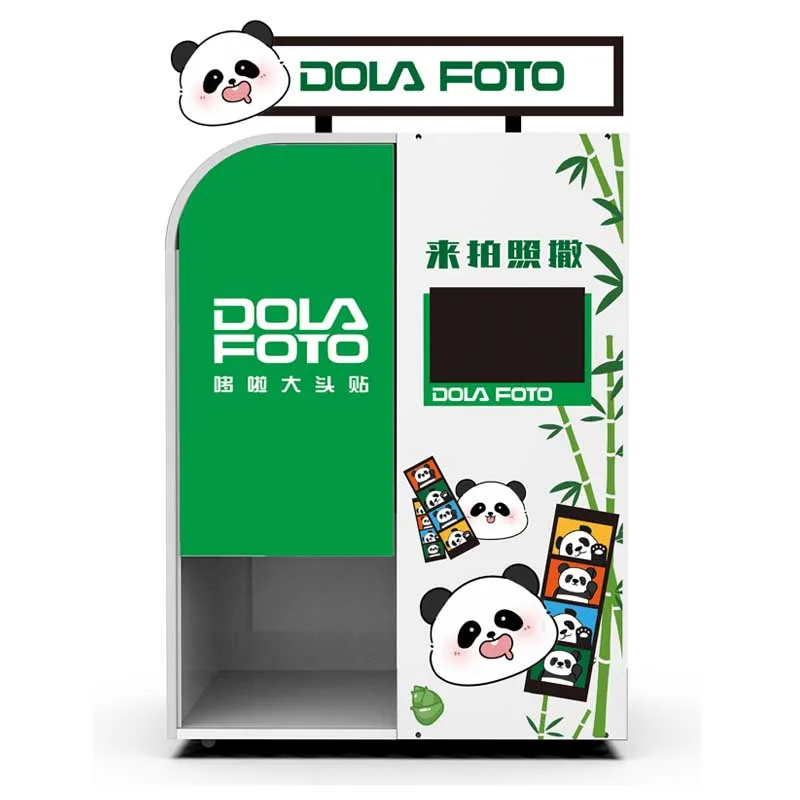 One Machine Photo Booth,Customization photoStand Coin credit card cash Operated ID Print PhotoBooth  Automatic Vogue Backdrop