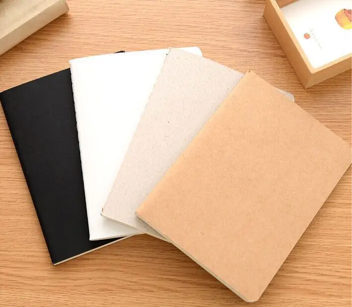 Office notebook Supplies Diary DIY Retro The Kraft Paper Blank Memo Pad Sketch Book Notepad