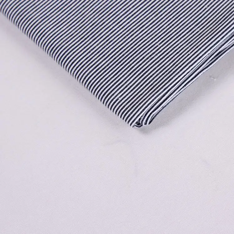 Customized Breathable 100% Cotton Flannel Brushed Stripe Yarn-dyed Shirting