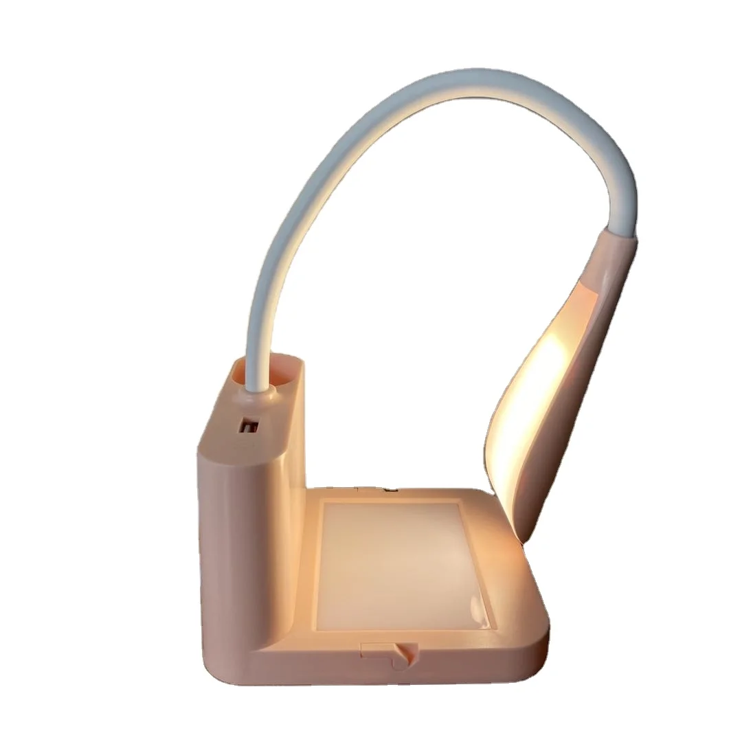 Multifunction LED desk lamp with USB charging port three modes of dimming student reading lamp Touch desk lamp