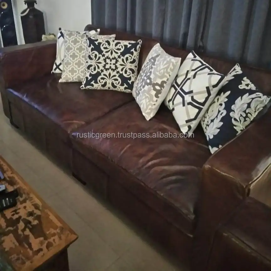 Goa Leather Sofa