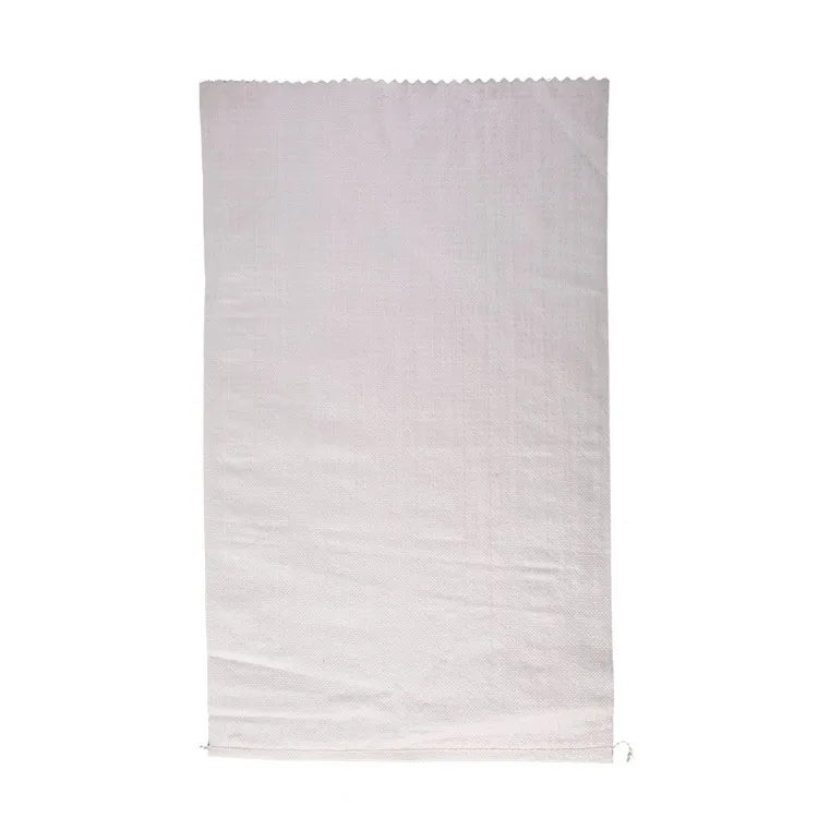 ready to ship white pp woven fabric bag sack manufacturers for Corn, flour, bean packaging 30*60cm