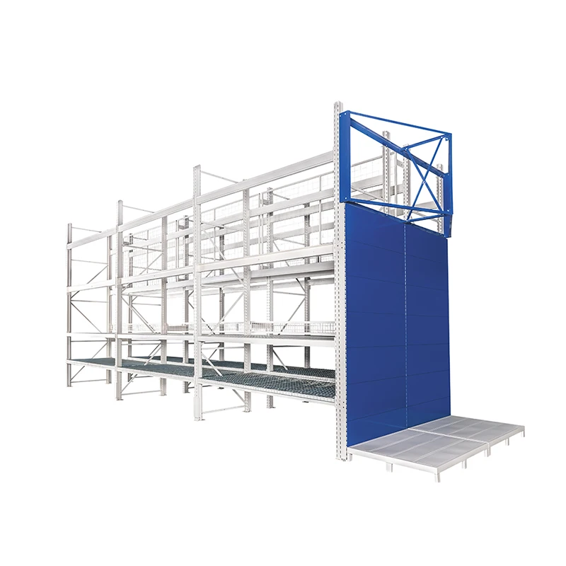 Сверхмощный стеллаж для поддонов гипермаркет хранения два в одном