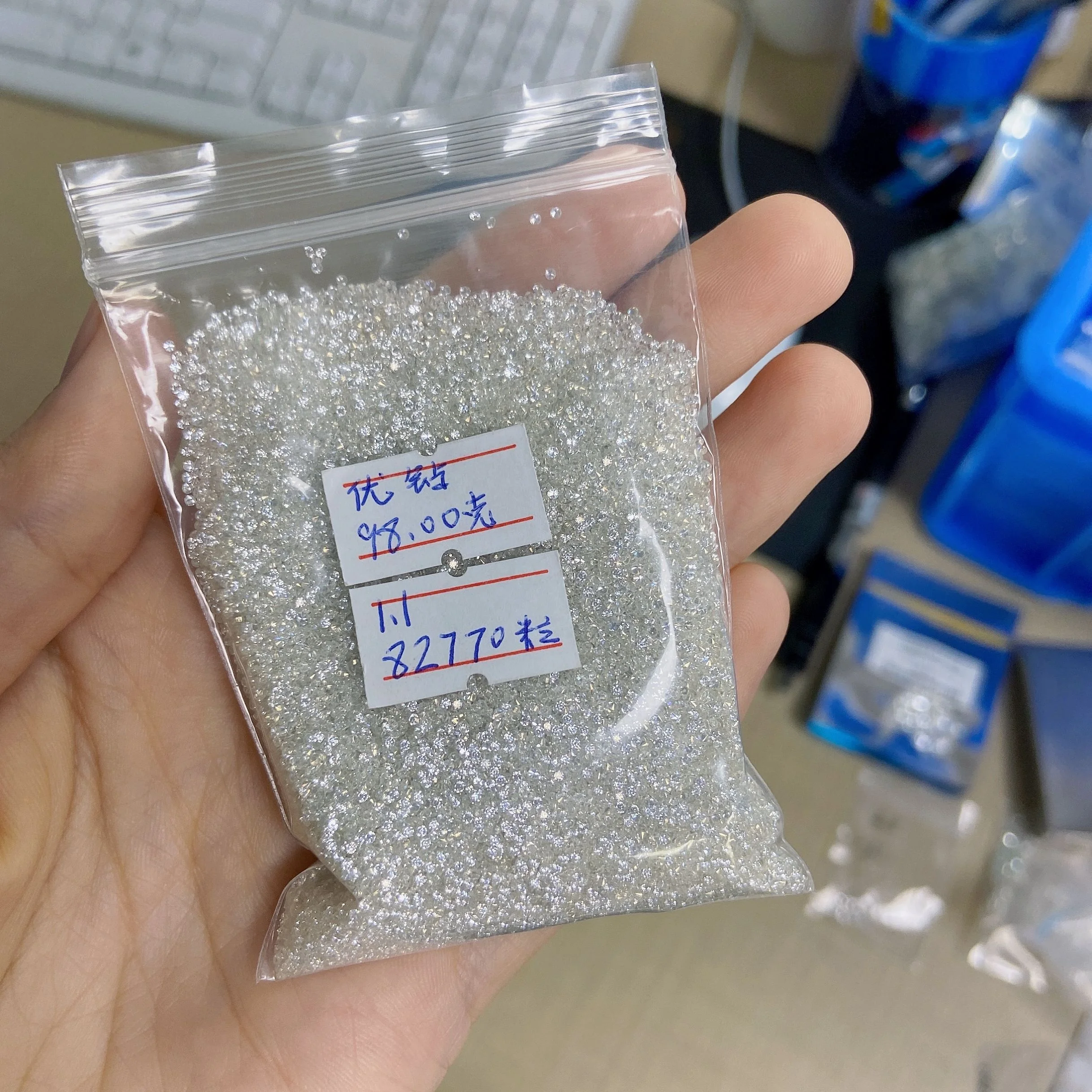 ZUANFA Cheap Price Round Shape Vvs Moissanite Diamond Wholesale For Hand Setting Chain