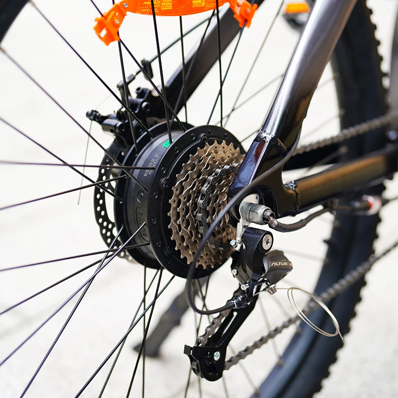 New arrival e city road bike electrically full suspension bicycle e bike electric mountain bike with 27.5 inch tire with 26 inch
