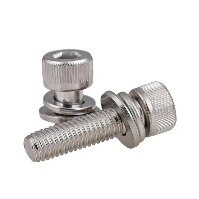 3/8 Titanium Cylindrical Head Hex Socket Head Cup Bolt UNC UNFPA SS 304 316 Full Thread Allen Screw