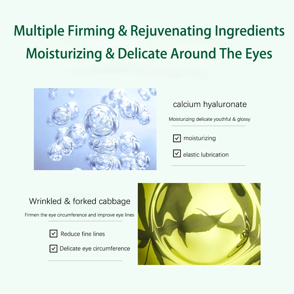 Natural Algae Moisturizing Eye Mask Deeply moisturize and fade fine lines collagen hydrogel eye mask