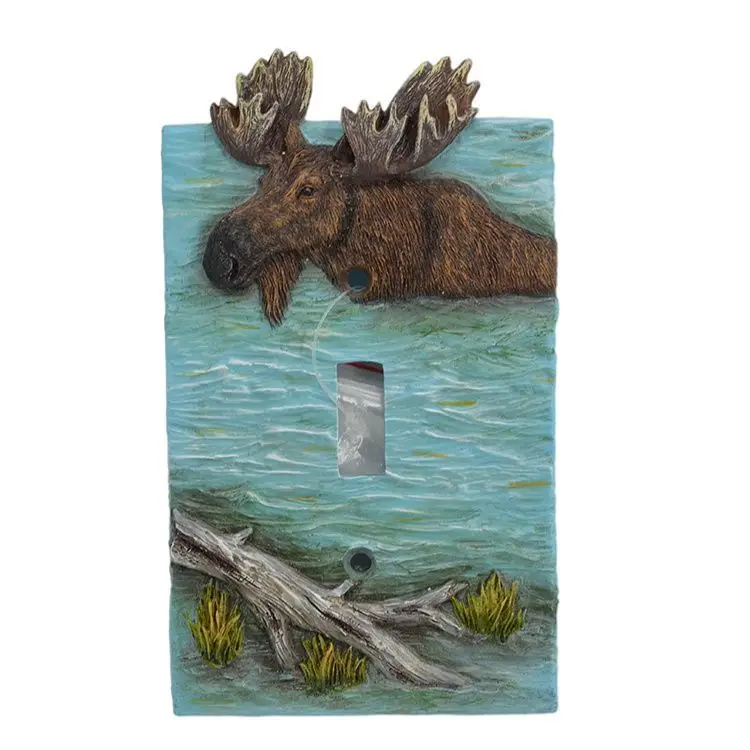 Resin Material Wall Switch Plate Light Outlet Cover Board Switch Panel