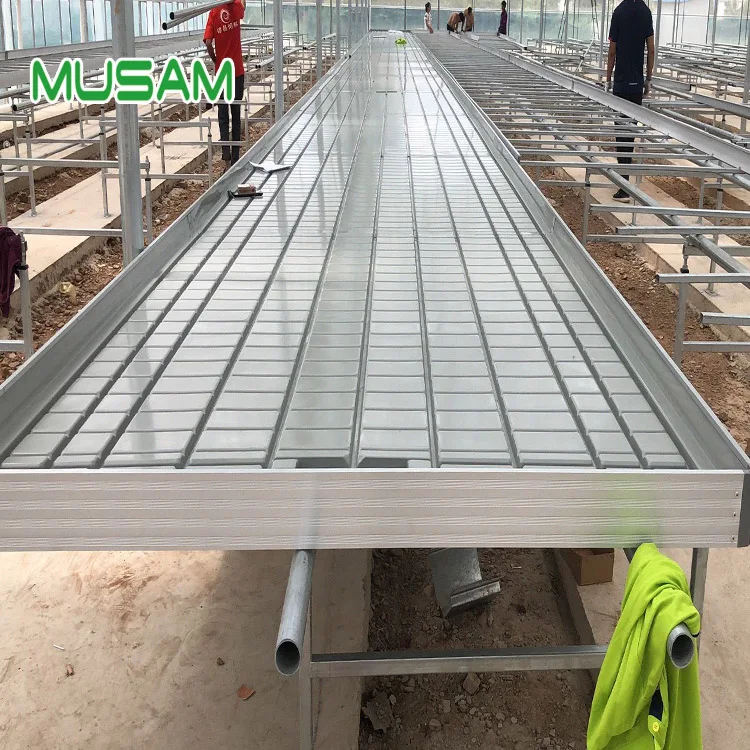 Гидропонная система 4x8ft ebb и потоковые пластиковые лотки