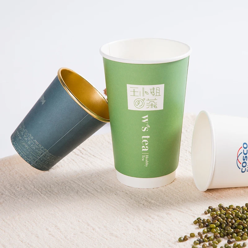 Custom print logo design print eco friendly disposable kraft corrugated cardboard cold drink hot coffee paper cup sleeve holder