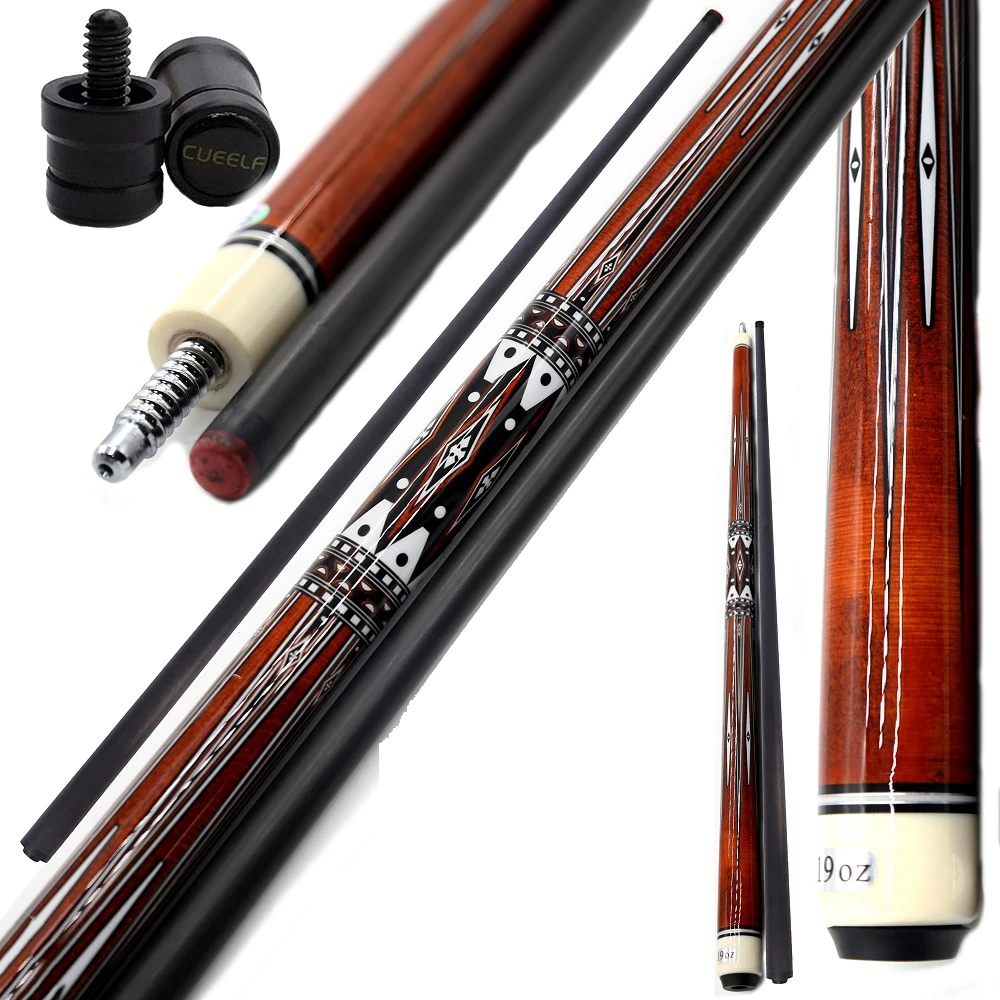 Cueelf Wholesale High Quality Canadian Maple Billiard Pool Cues  Carbon Fiber Pool Cue Shaft  Stick