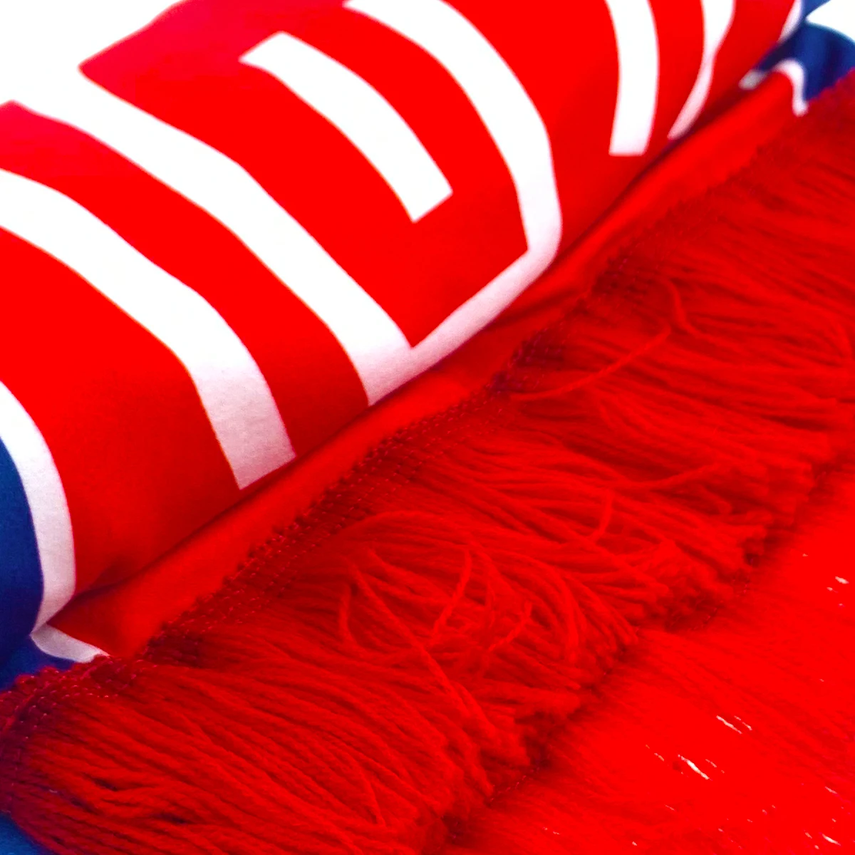 2024 football Scarf Custom LOGO sports scarf adult wholesale football acrylic Jacquard Knitted scarf