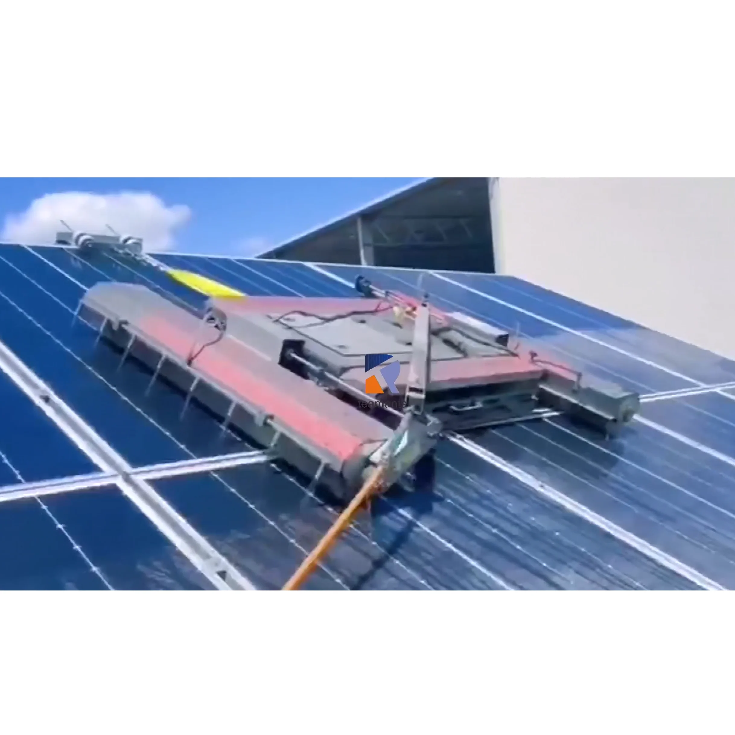 PV солнечный модуль панели для очистки дрона автоматическое оборудование солнечной щетка робот