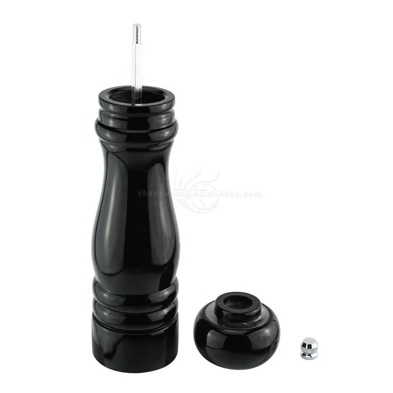 Home & Kitchen Wood Seasoning Set Wooden Salt Pepper Mill Pepper Grinder