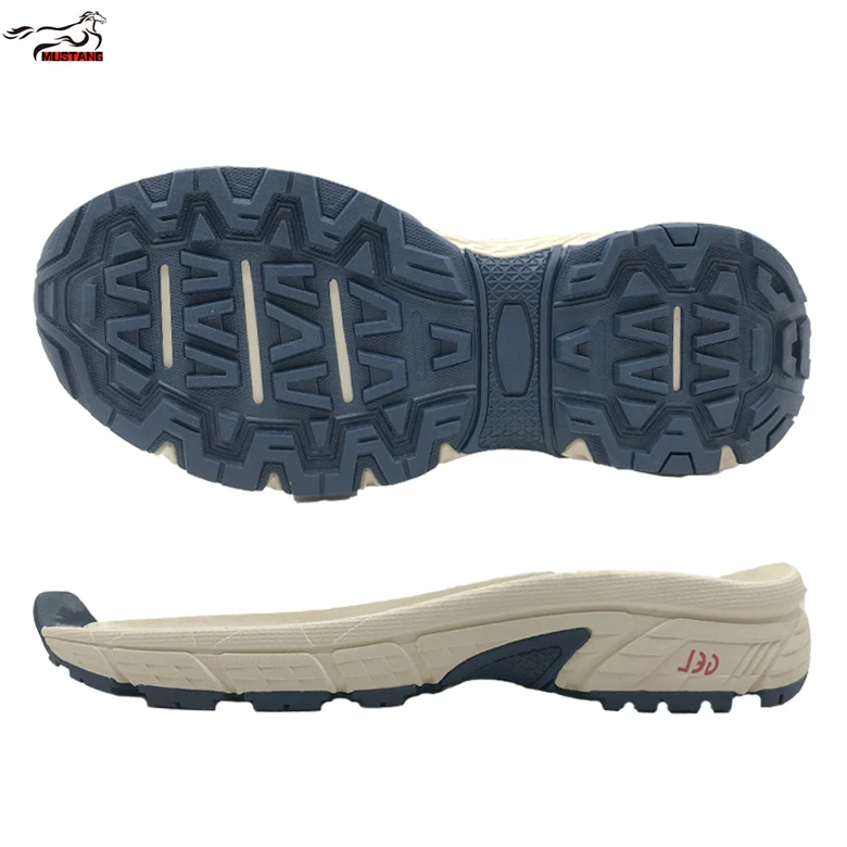 Mustang Casual Shoes Making TPR Outsole Design Shoe Soles Custom MD Pattern Man Sport for Indonesia