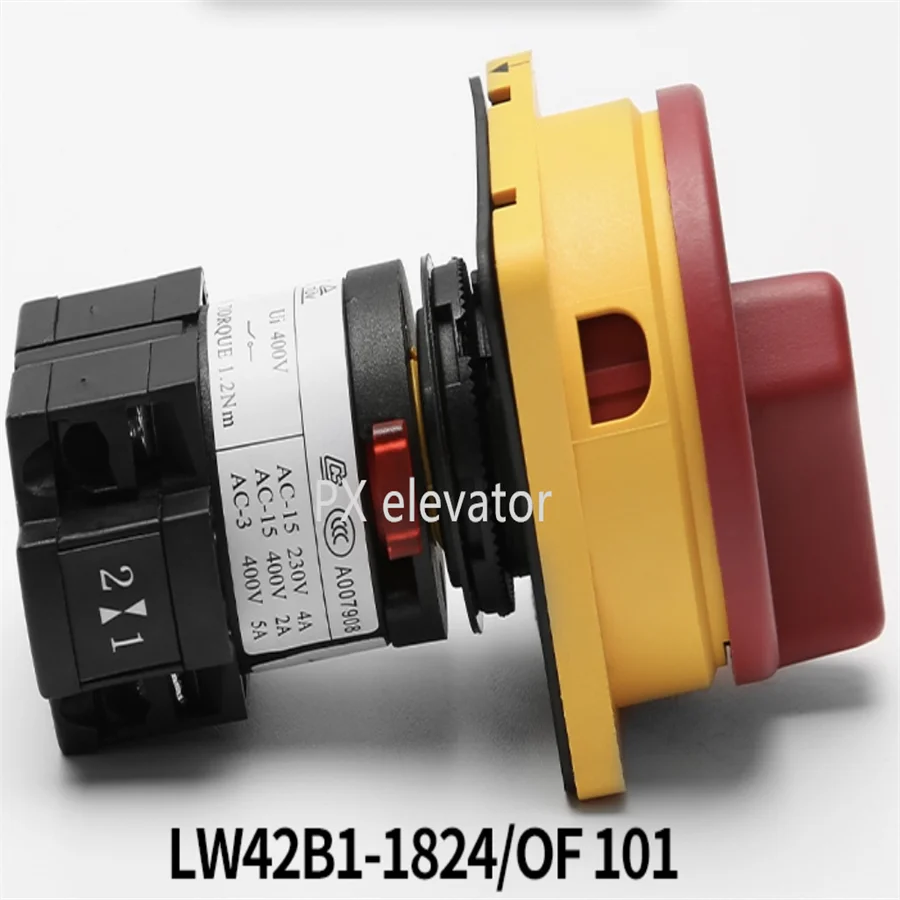 Shanghai Tianyi LW42B1-1824/OF101 Elevator Emergency Stop Switch No Power Accessories Lift Machine Room Door Parts