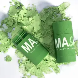 Meridian green mask stick cosmetics tea surgical masks box meridians get clean face matcha clay disposal lime