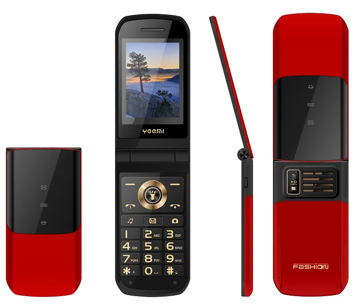 Old people use high battery life mobile phones Bar big button flip phone Flip phone wholesale for the elderly